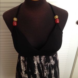 Black and white dress